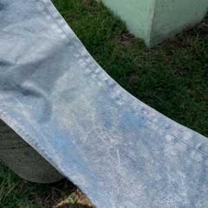 Hudson Jeans Metallic Coated Blue Jeans